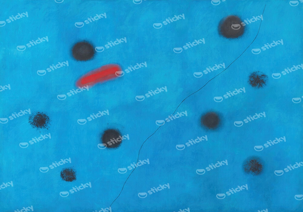 Πινακας σε καμβά JOAN MIRO - BLUE I
