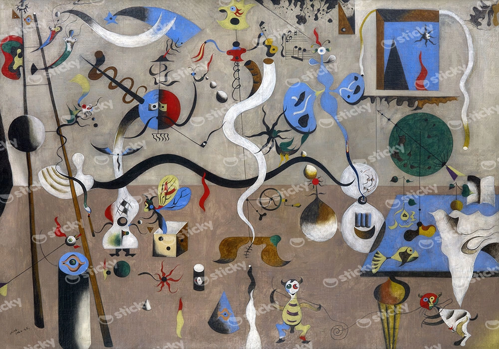 Πινακας σε καμβά JOAN MIRO - HARLEQUIN'S CARNIVAL