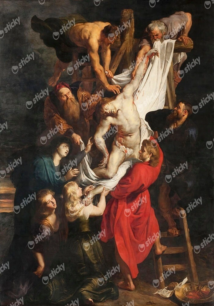 Πινακας σε καμβά RUBENS - THE DESCENT FROM THE CROSS