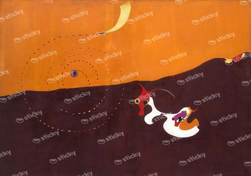 Πινακας σε καμβά JOAN MIRO - LANDSCAPE (THE HARE)