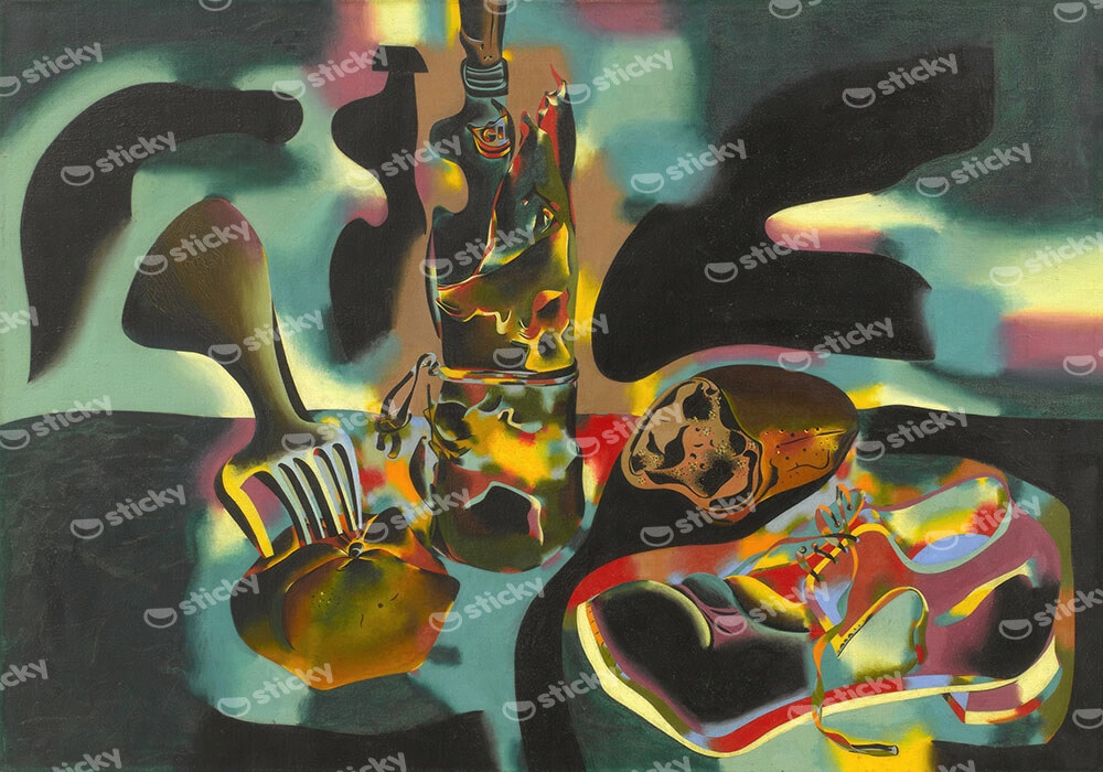 Πινακας σε καμβά JOAN MIRO - STILL LIFE WITH OLD SHOE
