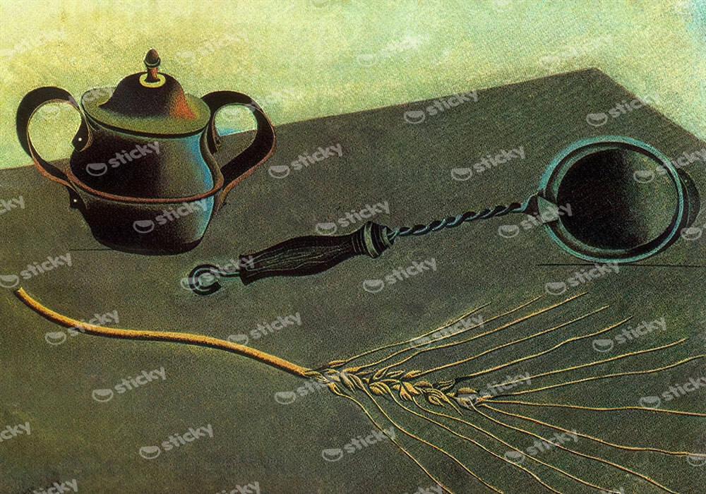 Πινακας σε καμβά JOAN MIRO - THE EAR OF GRAIN