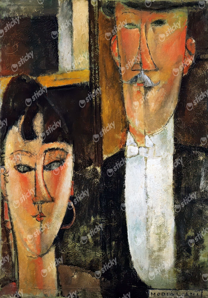 Πινακας σε καμβά MODIGLIANI - BRIDE AND GROOM
