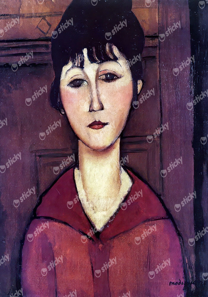 Πινακας σε καμβά MODIGLIANI - HEAD OF A YOUNG GIRL