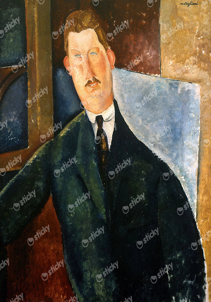 Πινακας σε καμβά MODIGLIANI - PORTRAIT OF A MAN