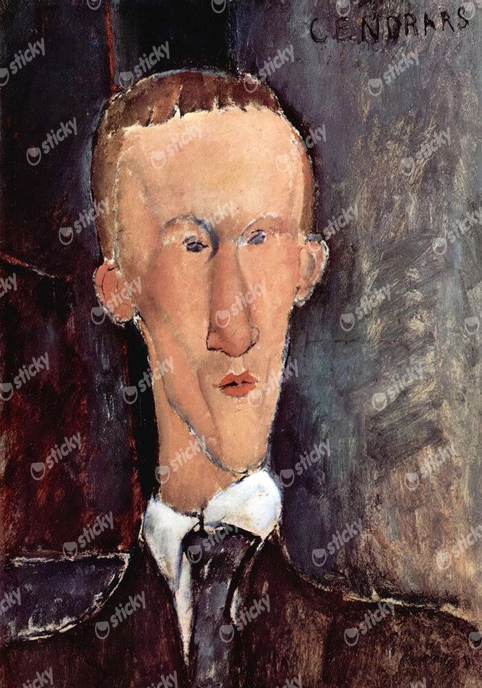 Πινακας σε καμβά MODIGLIANI - PORTRAIT OF BLAISE CENDRARS