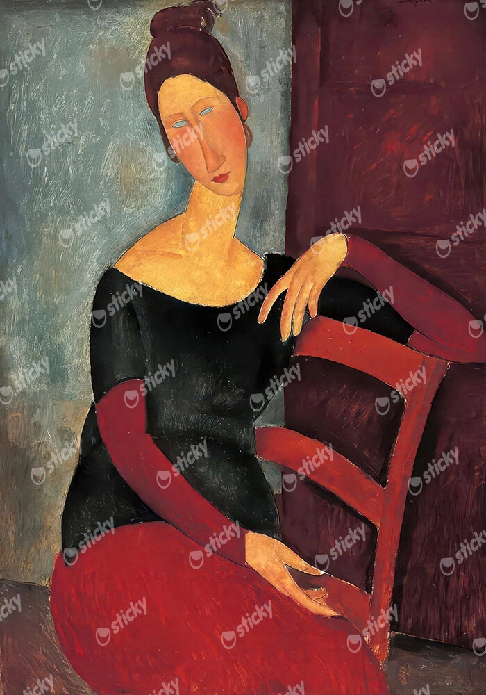 Πινακας σε καμβά MODIGLIANI - PORTRAIT OF JEANNE HÉBUTERNE
