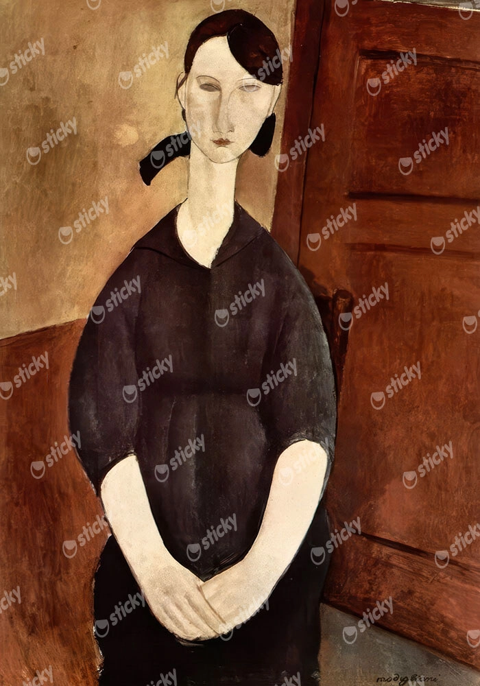 Πινακας σε καμβά MODIGLIANI - PORTRAIT OF PAULETTE JOURDAIN