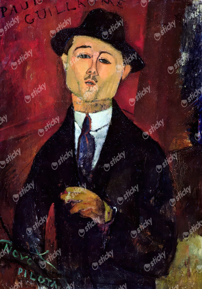 Πινακας σε καμβά MODIGLIANI - PORTRAIT OF THE ART DEALER PAUL GUILLAUME