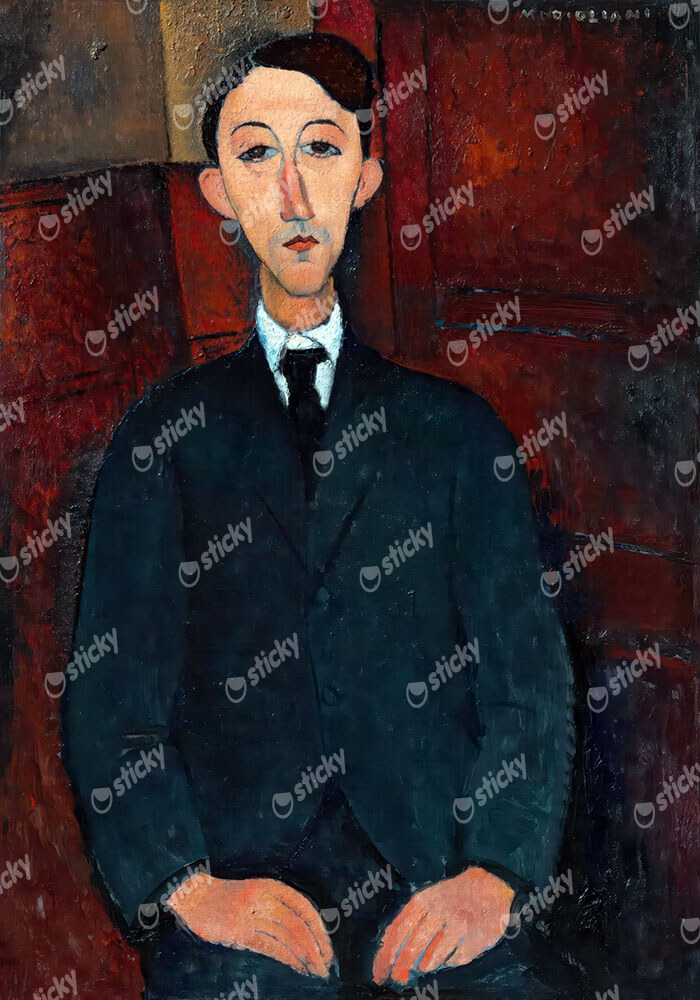 Πινακας σε καμβά MODIGLIANI - PORTRAIT OF THE PAINTER MANUEL HUMBERT