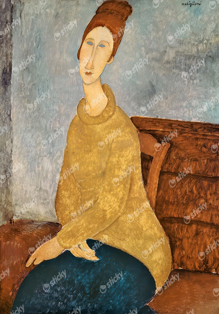 Πινακας σε καμβά MODIGLIANI JAUNE - LE SWEATER