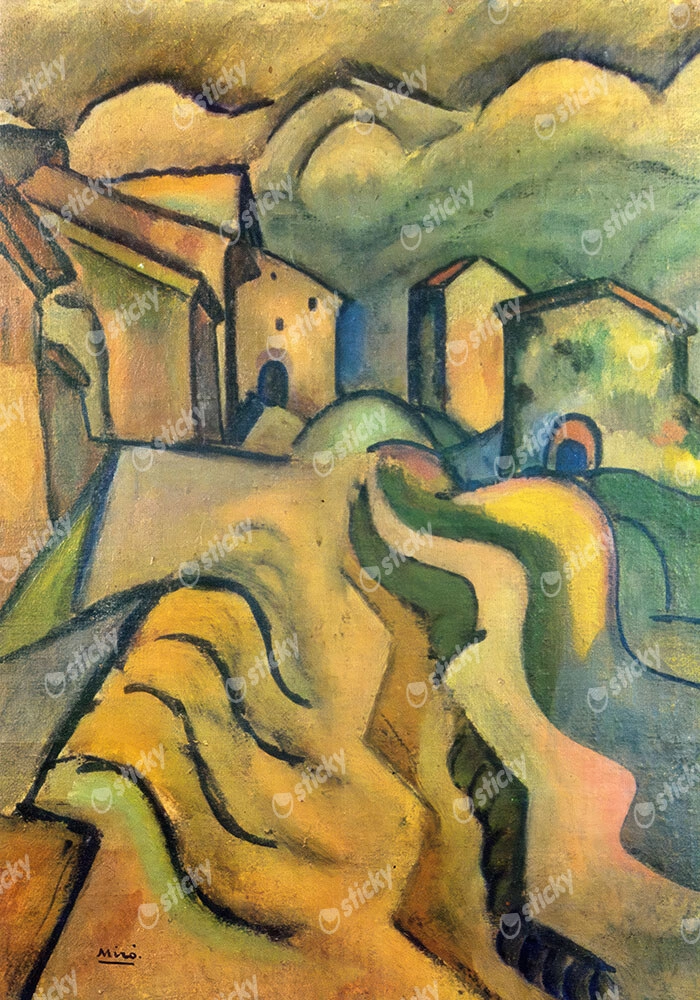 Πινακας σε καμβά JOAN MIRO - PASEO A LA CIUDAD