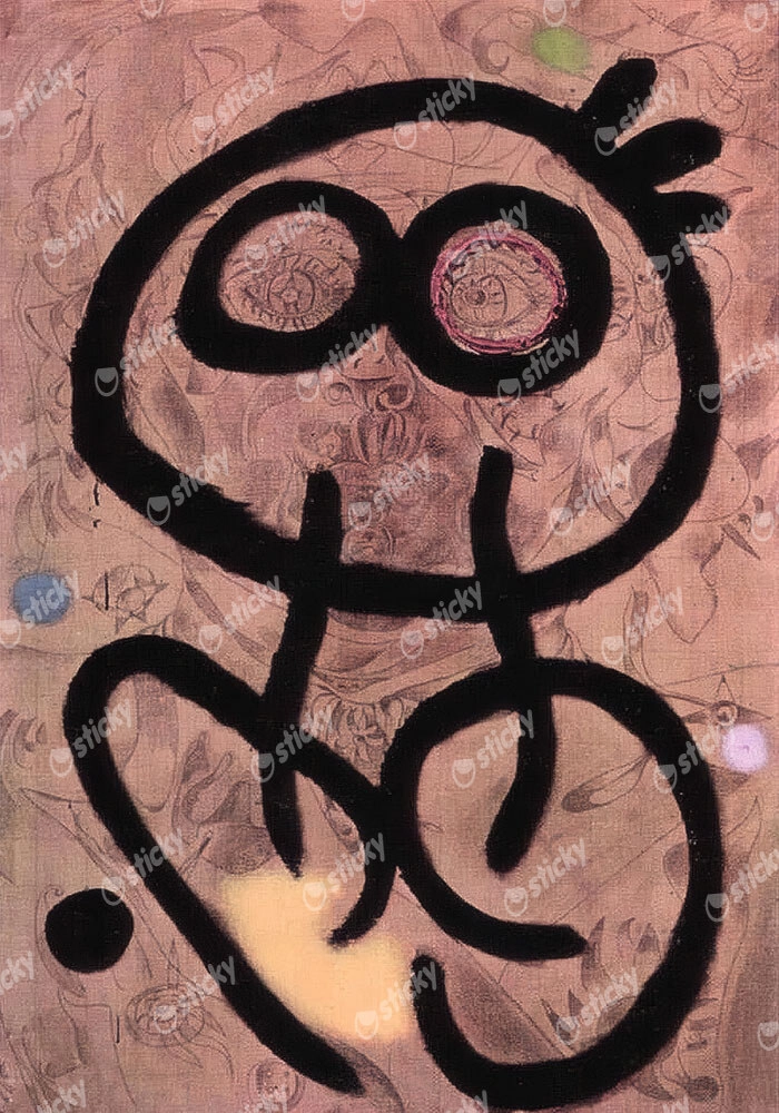 Πινακας σε καμβά JOAN MIRO - SELF PORTRAIT I