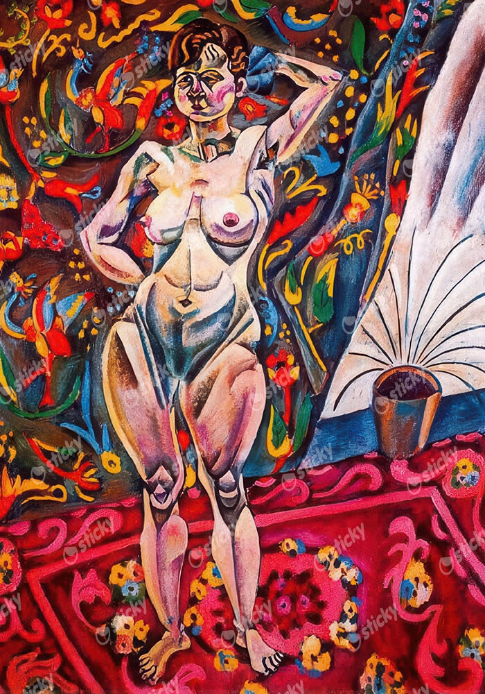 Πινακας σε καμβά JOAN MIRO - STANDING NUDE