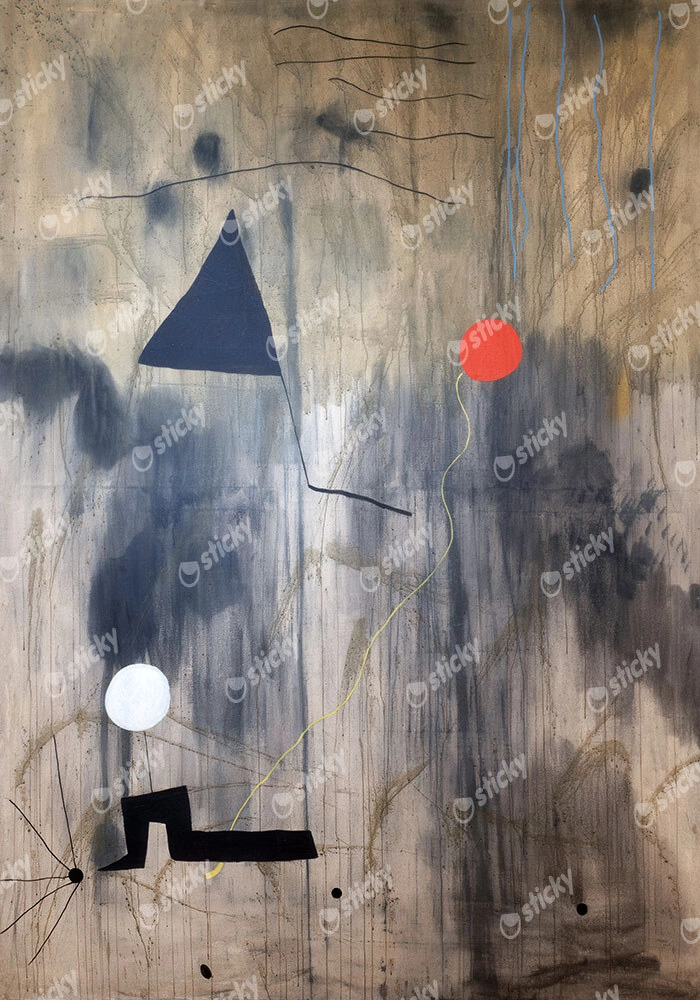 Πινακας σε καμβά JOAN MIRO - THE BIRTH OF THE WORLD