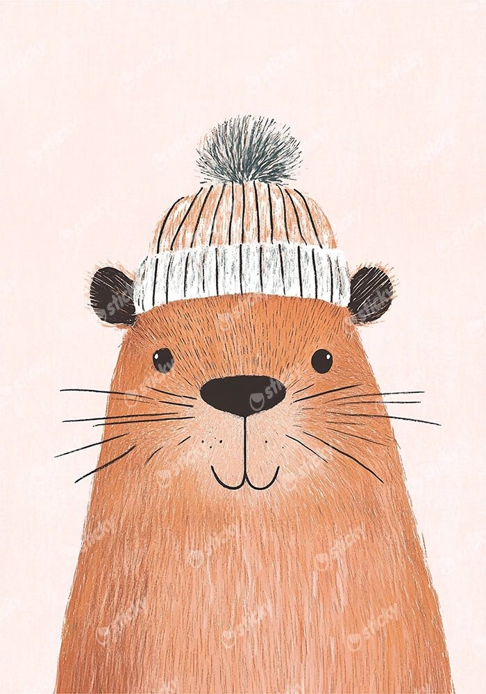 Πινακας σε καμβά BEAVER