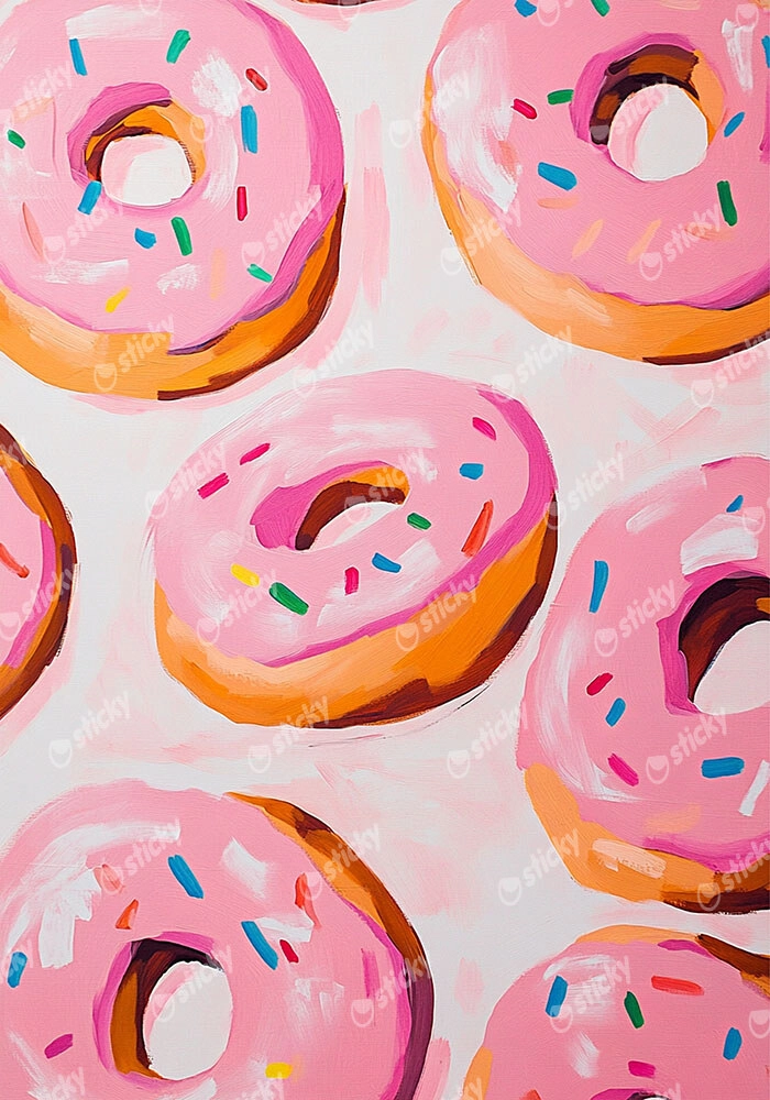 Πινακας σε καμβά DONUTS
