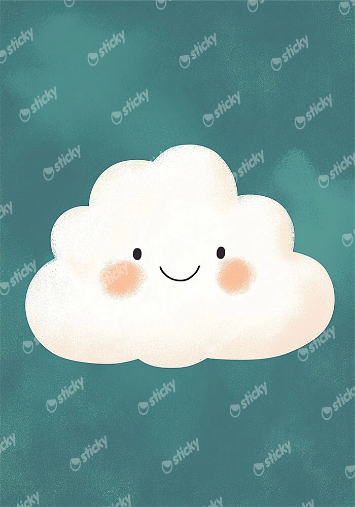 Πινακας σε καμβά HAPPY CLOUD