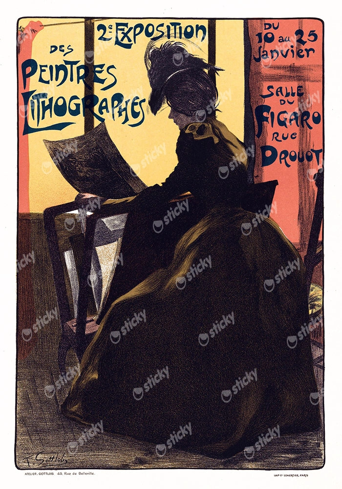 Πόστερ 2E EXPOSITION DES PEINTRES LITHOGRAPHES
