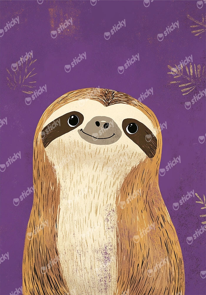 Πινακας σε καμβά HAPPY SLOTH
