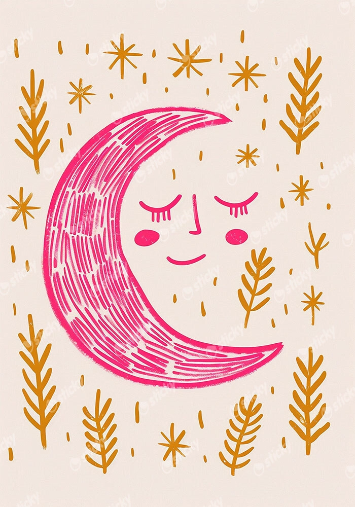 Πινακας σε καμβά MOONCHILD