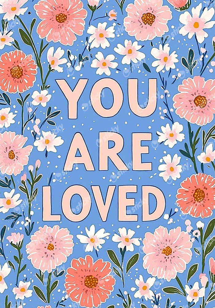 Πινακας σε καμβά YOU ARE LOVED