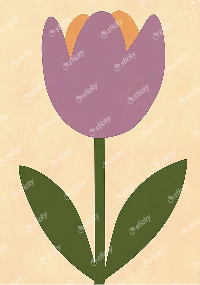 Πινακας σε καμβά CUTE TULIP