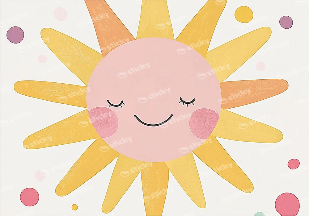 Πινακας σε καμβά HAPPY SUN