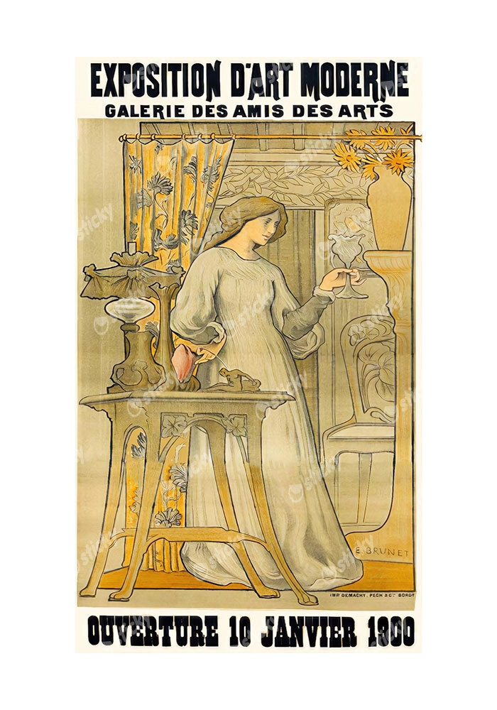 Πόστερ 1900 EXPOSITION D'ART MODERNE