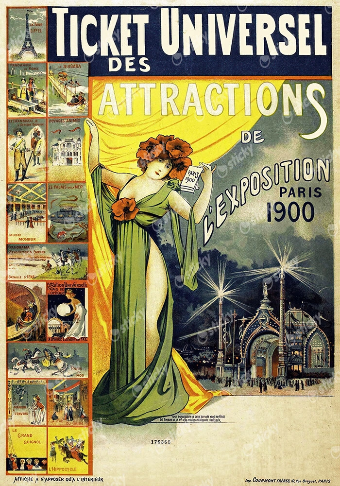 Πόστερ 1900 UNIVERSAL EXHIBITION