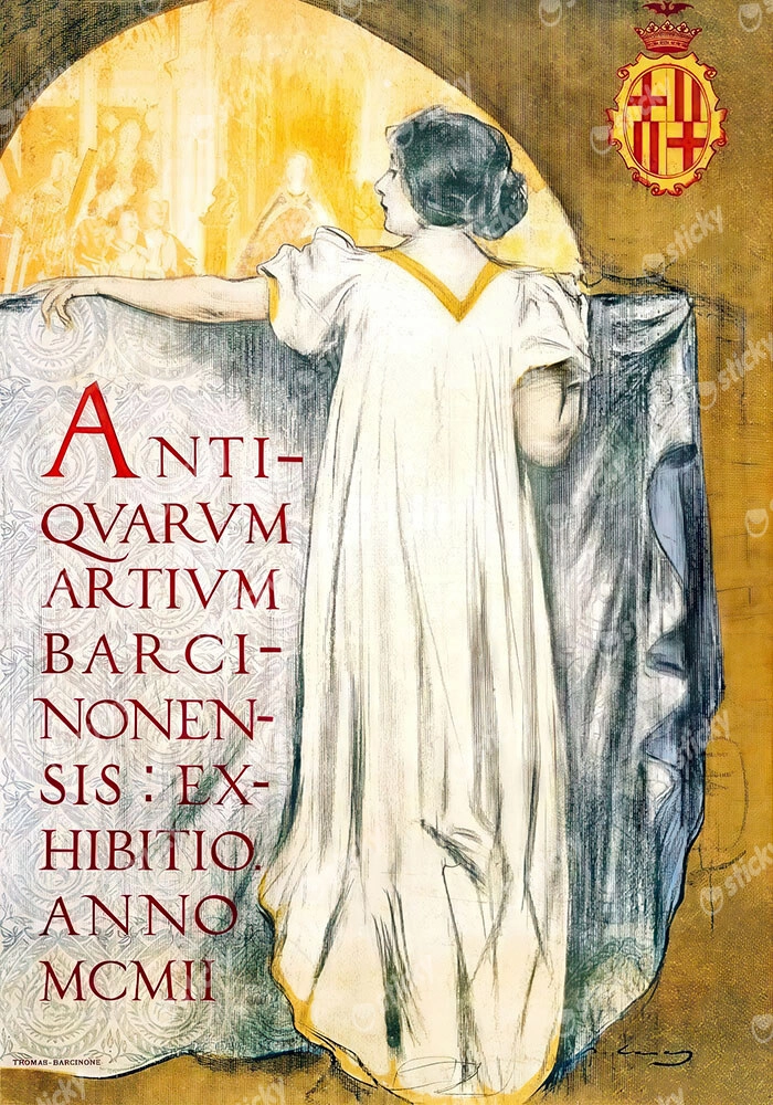 Πόστερ 1902 ANTIQUARIUM ARTIUM BARCINONENSIS