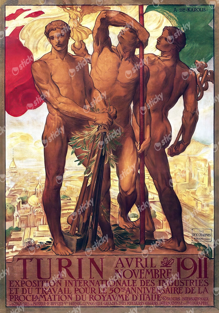 Πόστερ 1911 TURIN INTERNATIONAL EXPOSITION