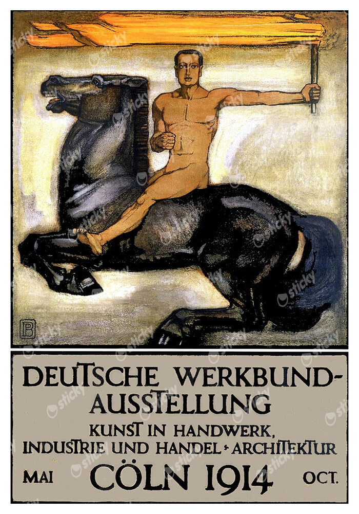 Πόστερ 1914 DEUTSCHE WERKBUND EXHIBITION