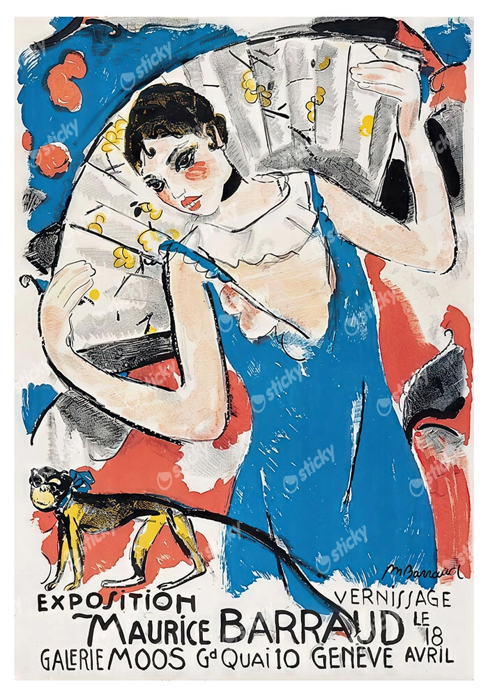 Πόστερ 1916 MAURICE BARRAUD ART EXHIBITION