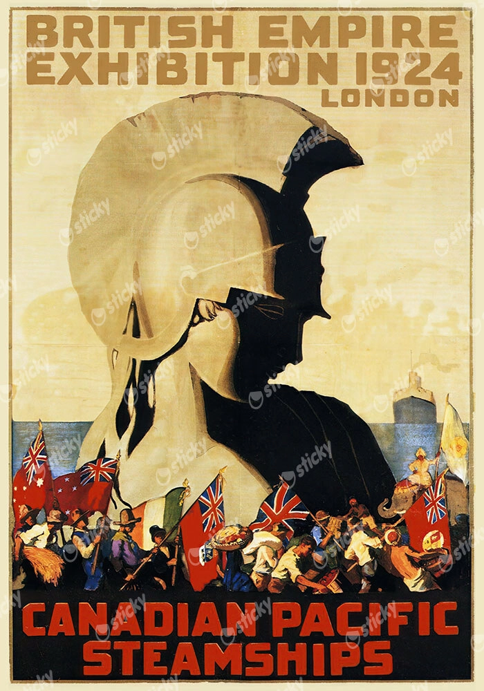 Πόστερ 1924 BRITISH EMPIRE EXHIBITION