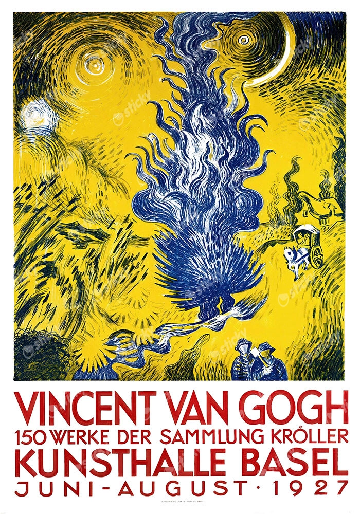 Πόστερ 1927 VINCENT VAN GOGH EXHIBITION