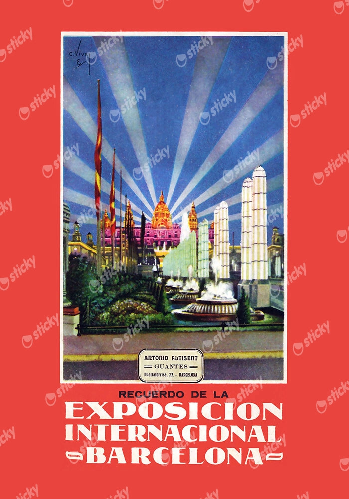 Πόστερ 1929 BARCELONA INTERNATIONAL EXPOSITION