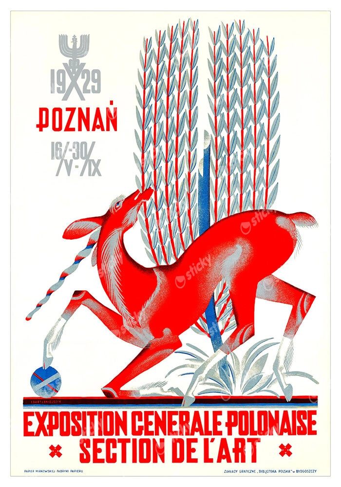 Πόστερ 1929 POLISH GENERAL EXHIBITION
