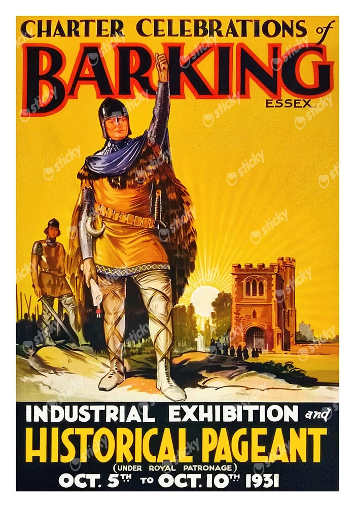 Πόστερ 1931 BARKING CHARTER CELEBRATIONS