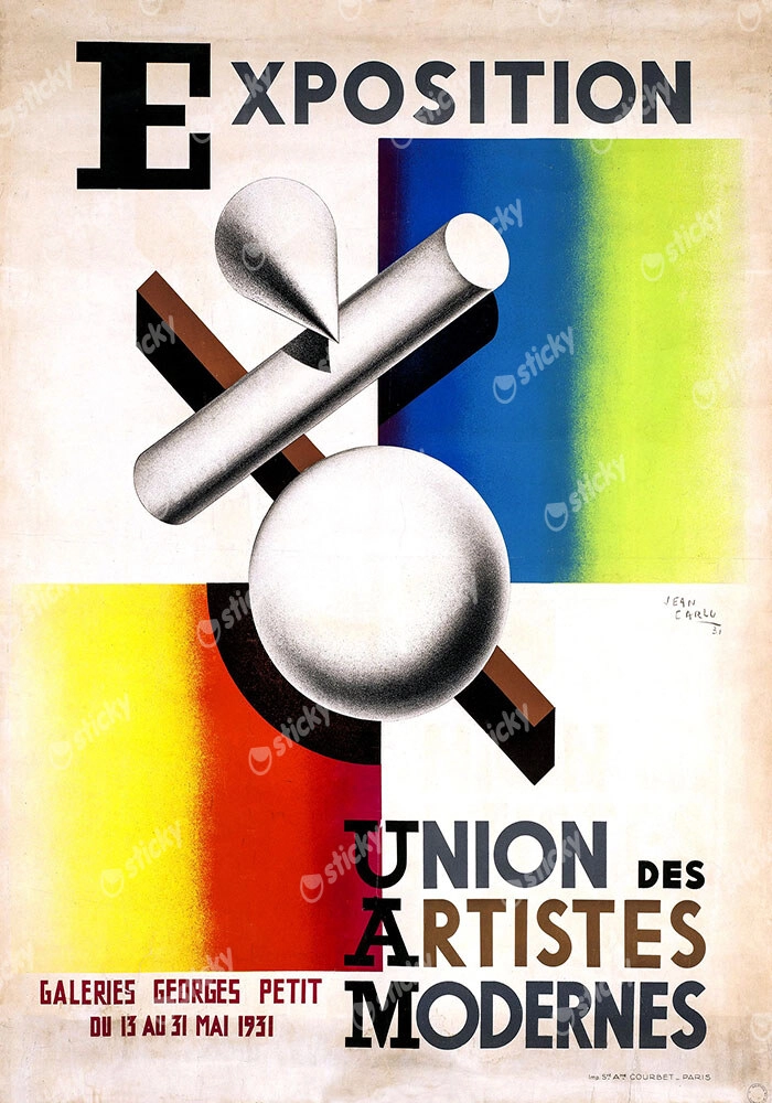 Πόστερ 1931 UNION DES ARTISTES MODERNES