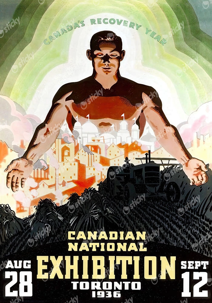 Πόστερ 1936 CANADIAN NATIONAL EXHIBITION