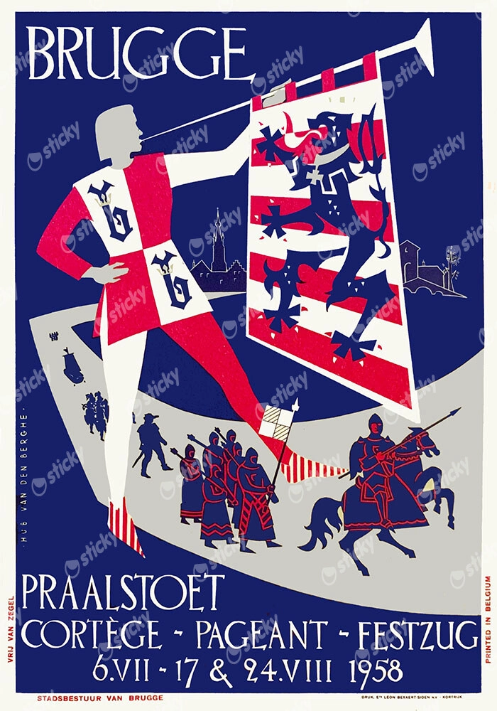 Πόστερ 1958 MEDIEVAL PAGEANT EVENT
