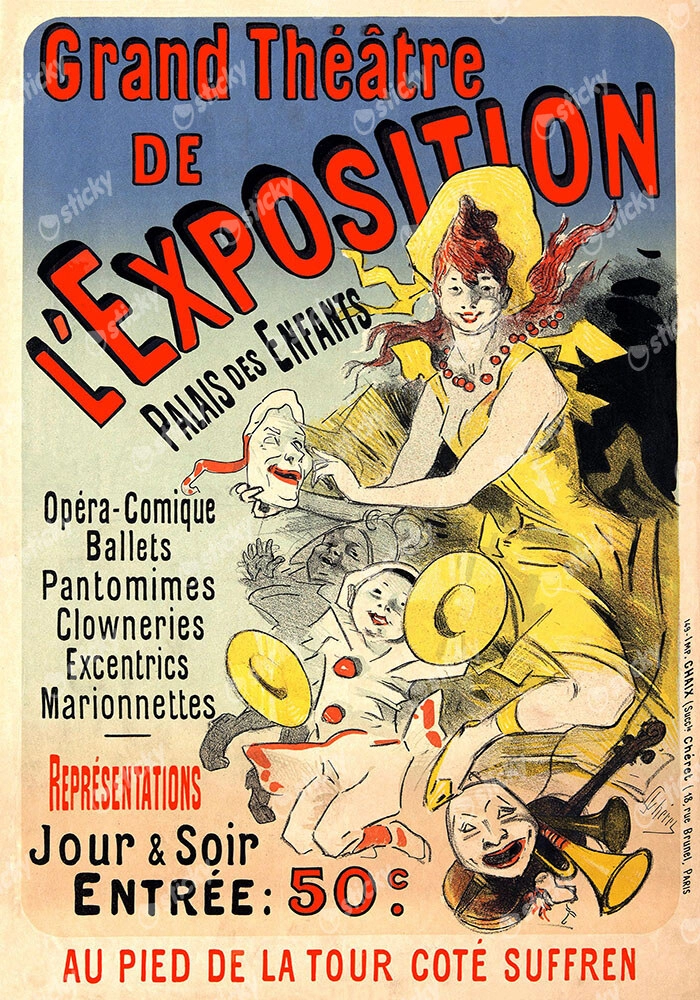 Πόστερ 1889 GRAND THÉÂTRE DE L'EXPOSITION