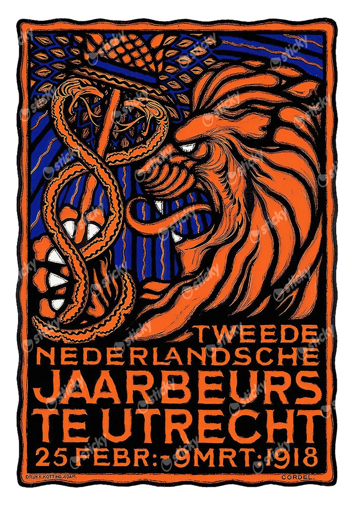 Πόστερ 1918 SECOND DUTCH ANNUAL FAIR