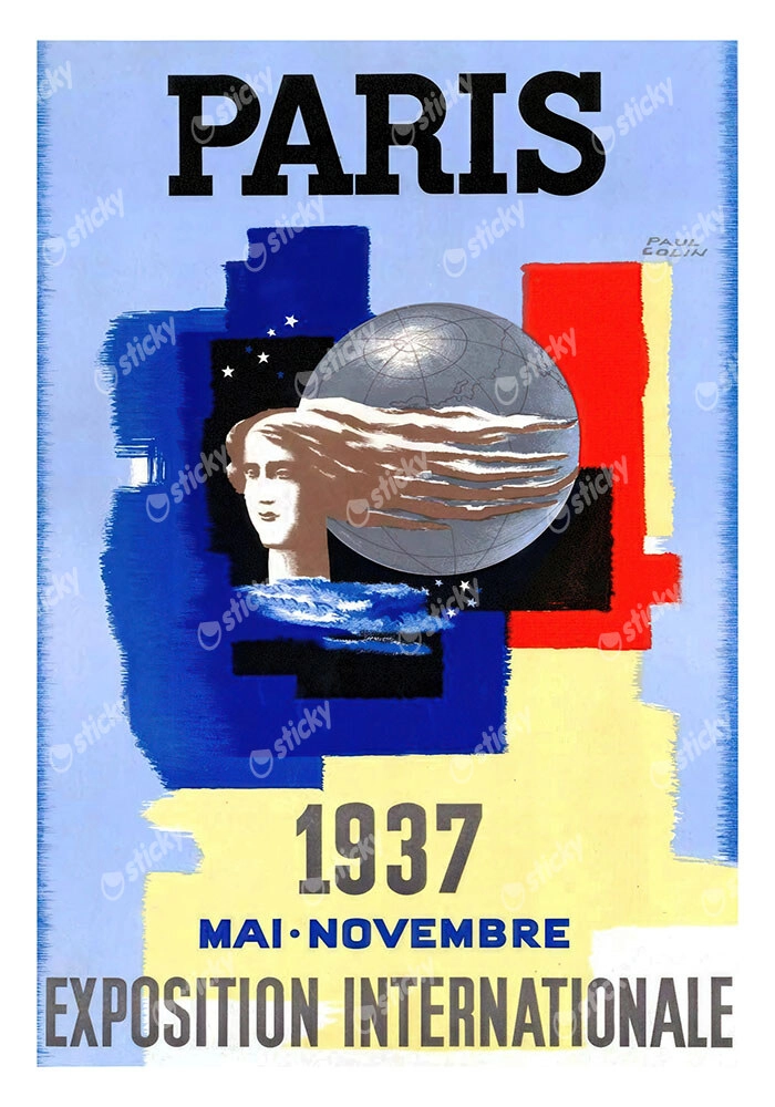 Πόστερ 1937 PARIS EXPOSITION INTERNATIONALE