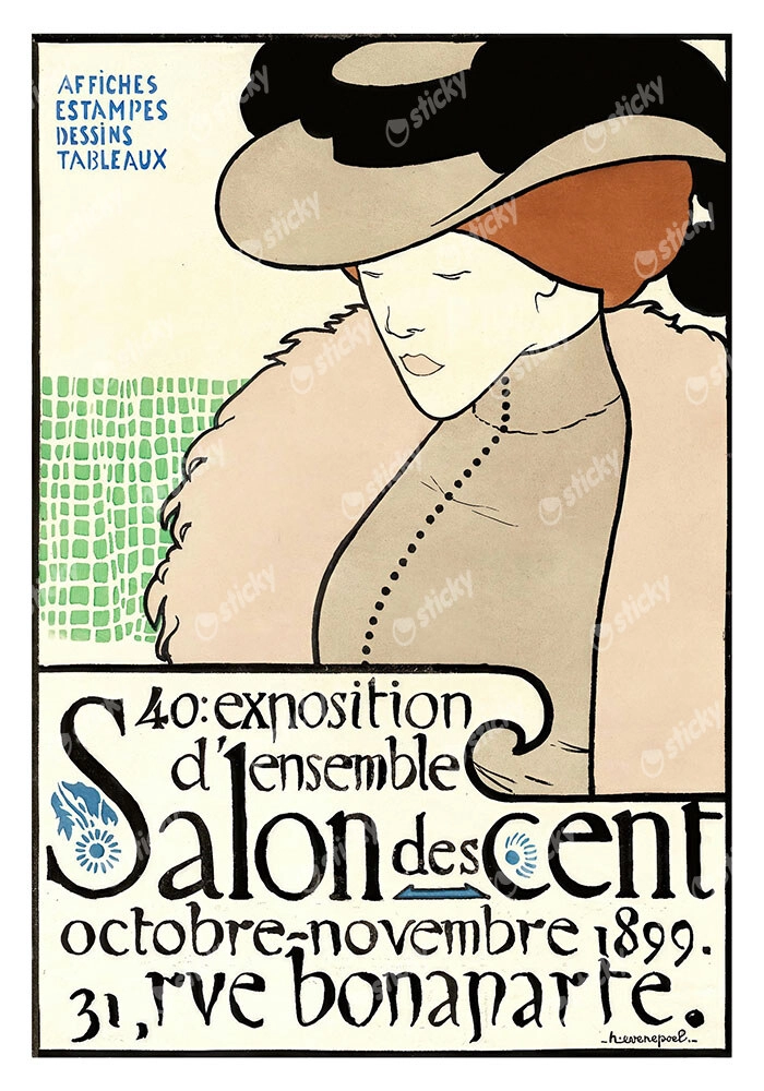 Πόστερ 1899 SALON DES CENT