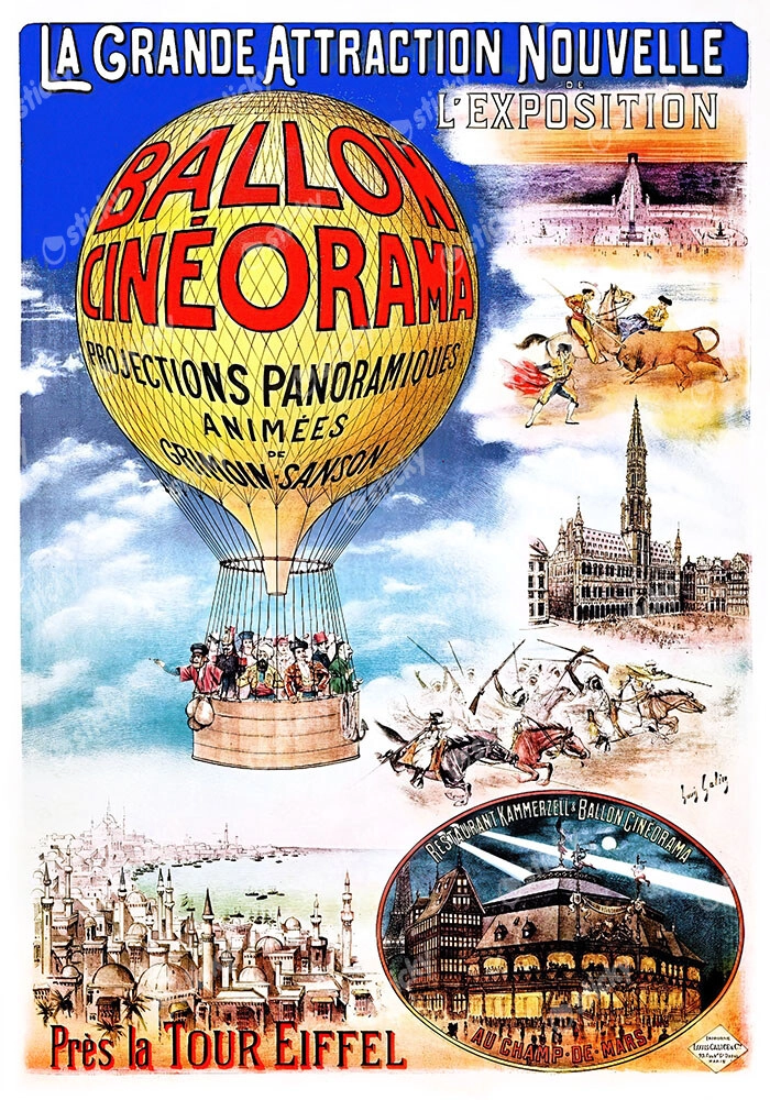 Πόστερ 1900 BALLON CINÉORAMA