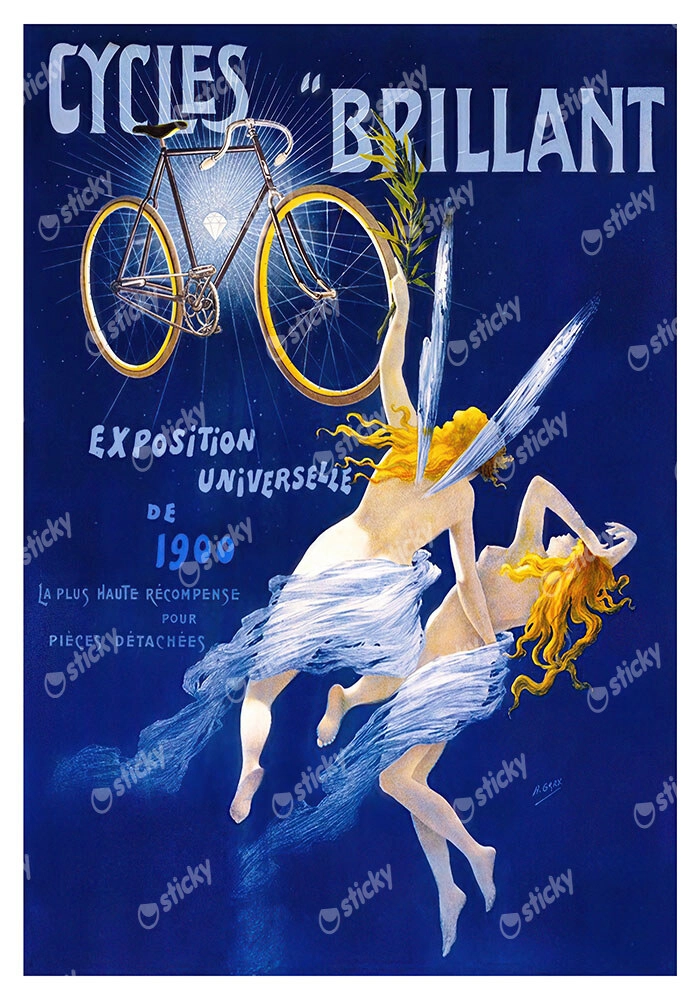 Πόστερ 1900 CYCLES BRILLANT BICYCLES