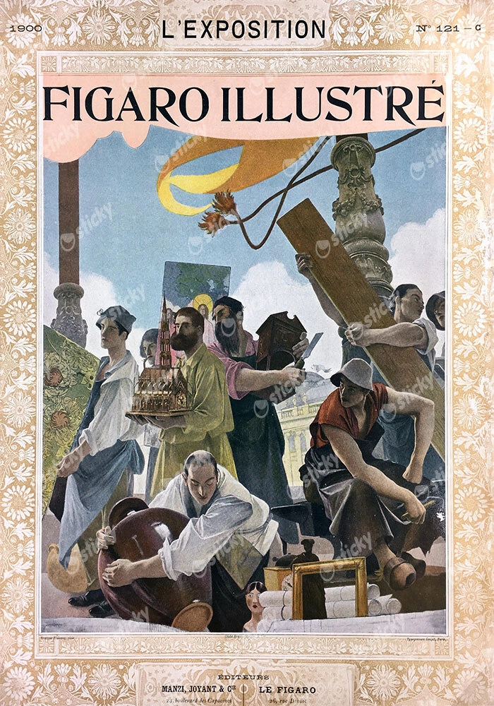 Πόστερ 1900 FIGARO ILLUSTRÉ
