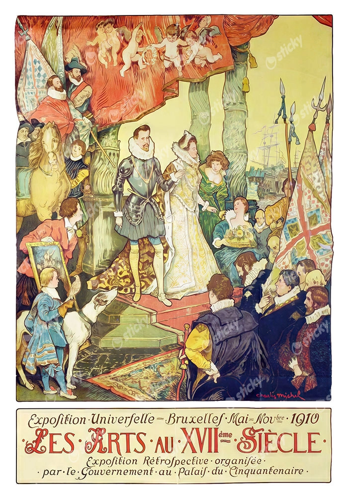 Πόστερ 1910 UNIVERSAL EXPOSITION IN BRUSSELS